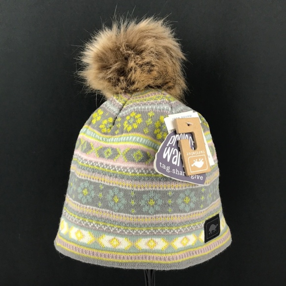Turtlefur, Beanie with Pom Pom. Multiple Colors. NWT.
